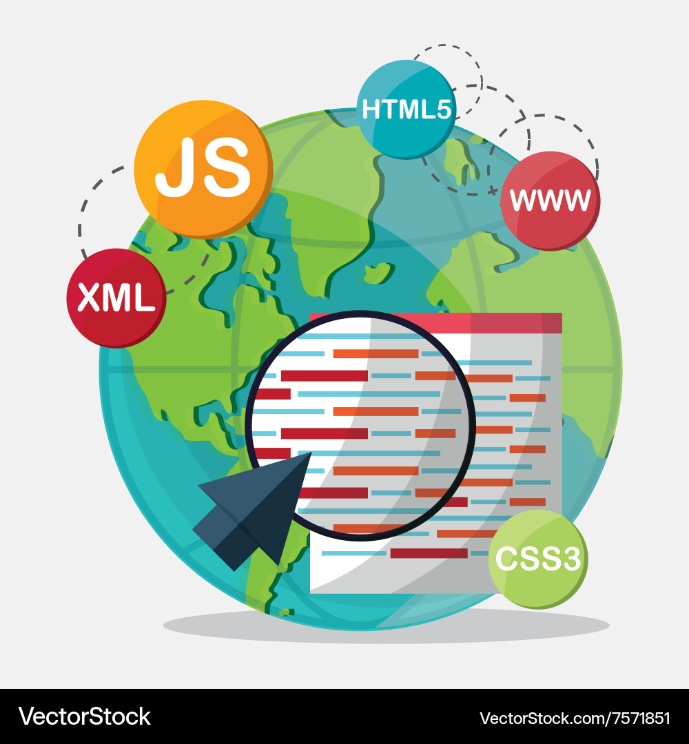 Developer icon design Vector Image