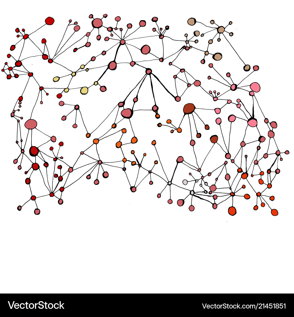 Geometry just multi colored circle lines Geometry just multi colored circle lines Vector Image
