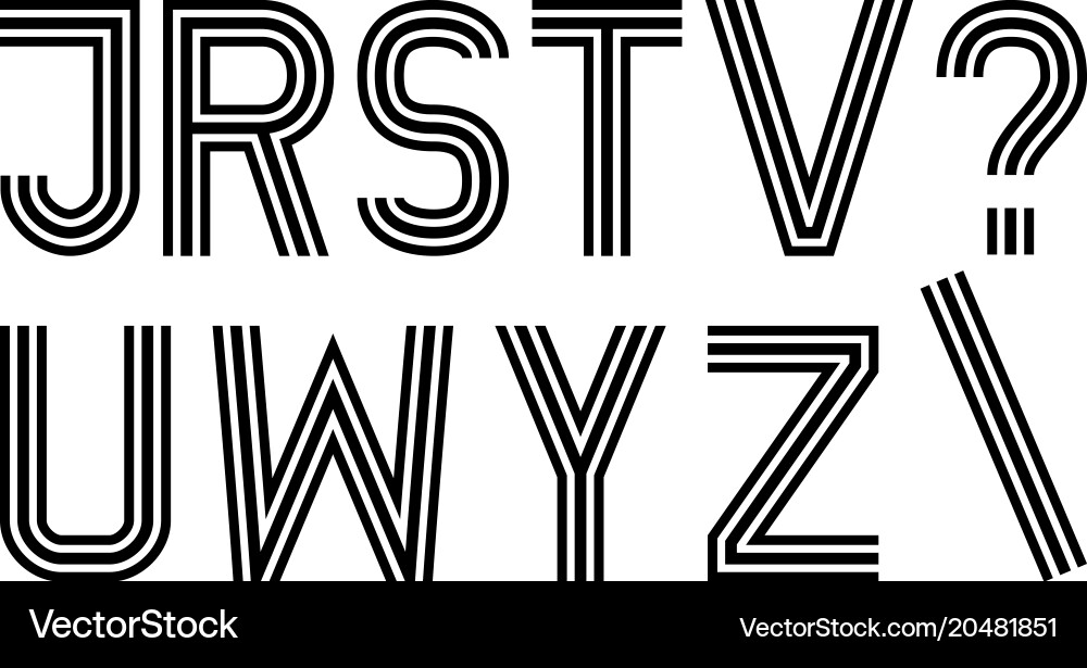 Linear Stripes Pattern vector image