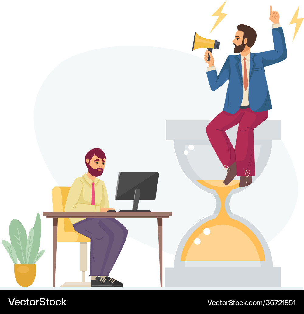 Multitasking productivity and time management Multitasking productivity and time management vector image