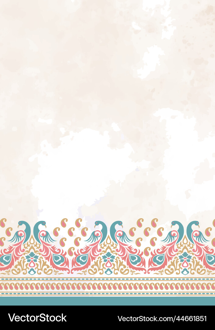 Peacock patterns Vector Image