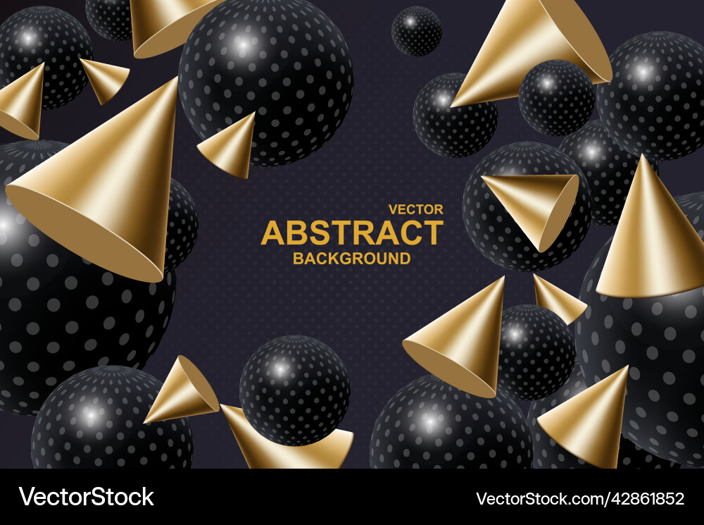 Abstract 3d realistic background with dynamic vector image