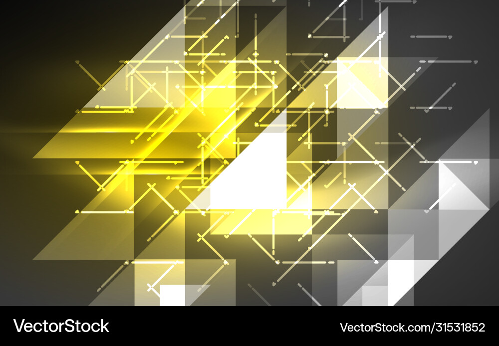 Abstract background mosaic triangle pattern vector image