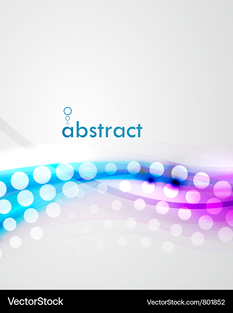 Abstract blur wave background Vector Image
