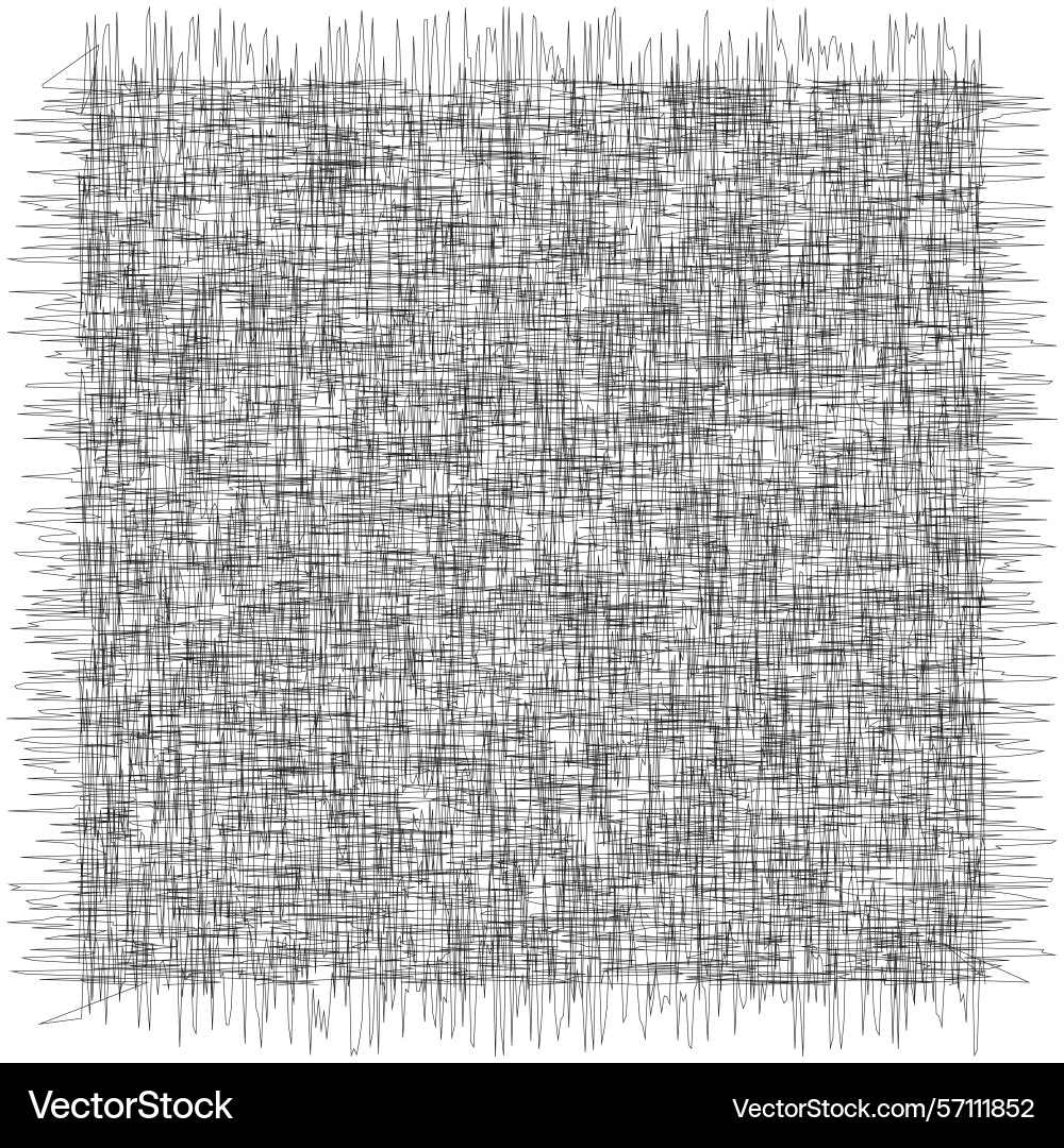 Noisy grid pattern abstract black texture random vector image