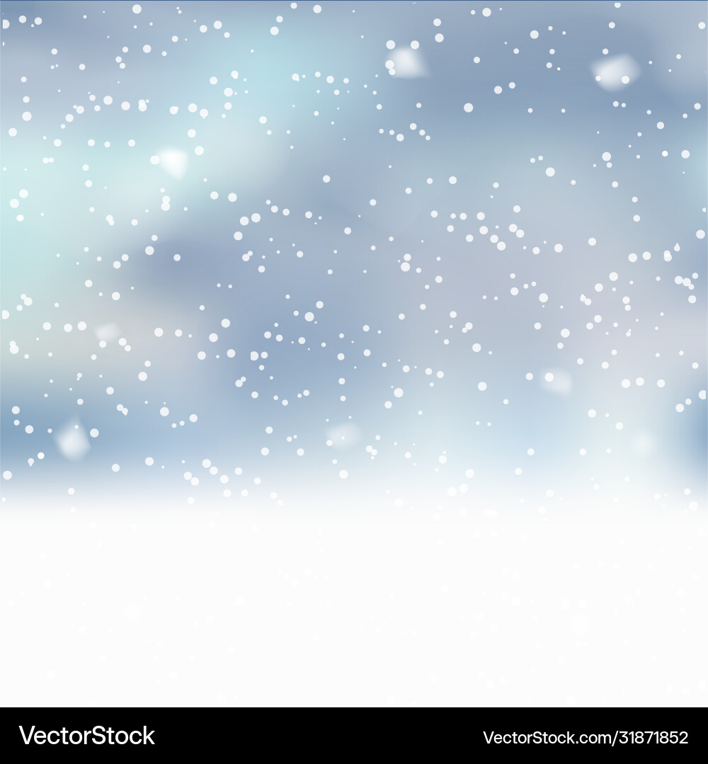 Weihnachtshintergrund mit fallenden Schneeflocken Weihnachtshintergrund mit fallenden Schneeflocken vektorbild