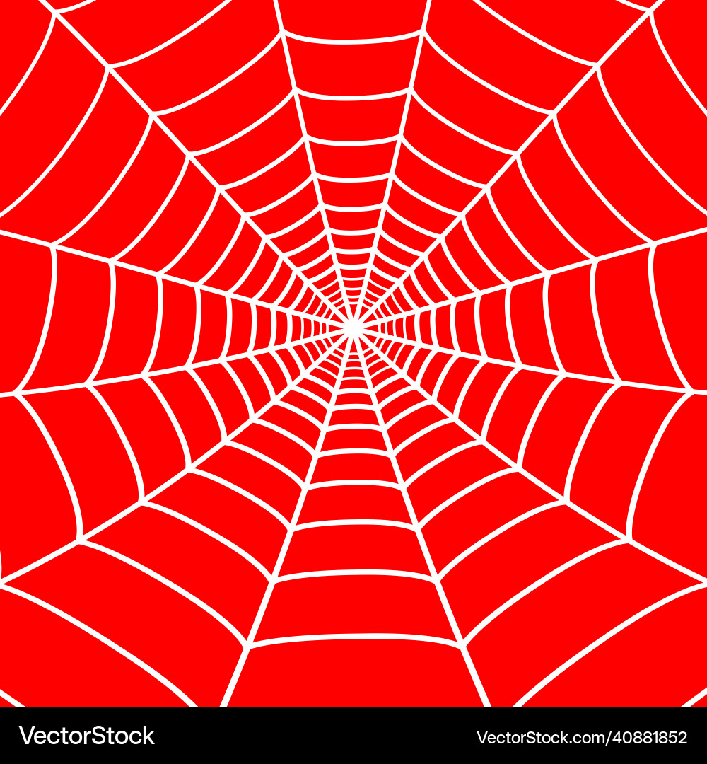 White cobweb on red background spider web White cobweb on red background spider web vector image