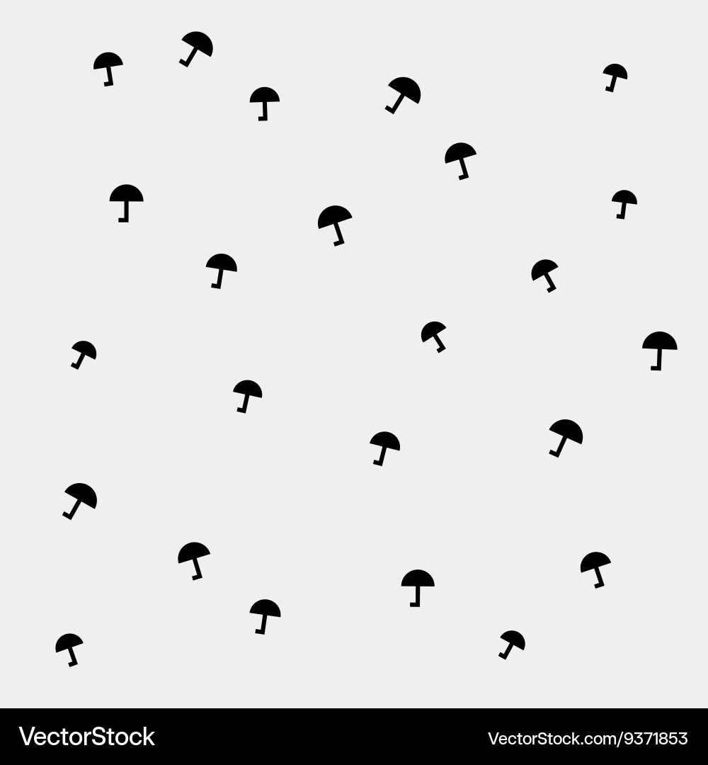 Autumn monochrome simple minimal pattern Vector Image