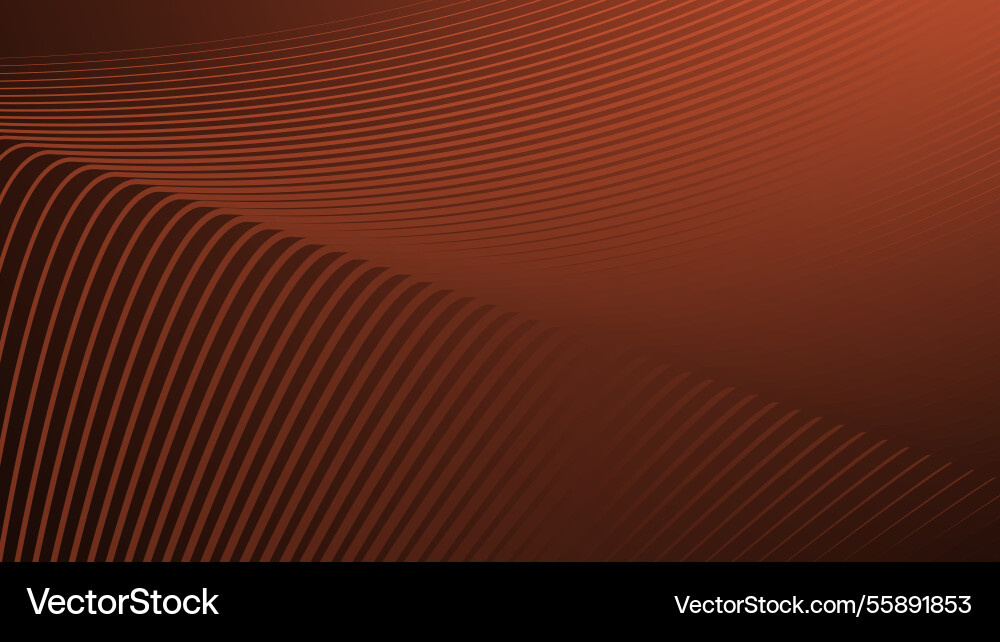 Dark orange gradient with curve line abstract Dark orange gradient with curve line abstract Vector Image