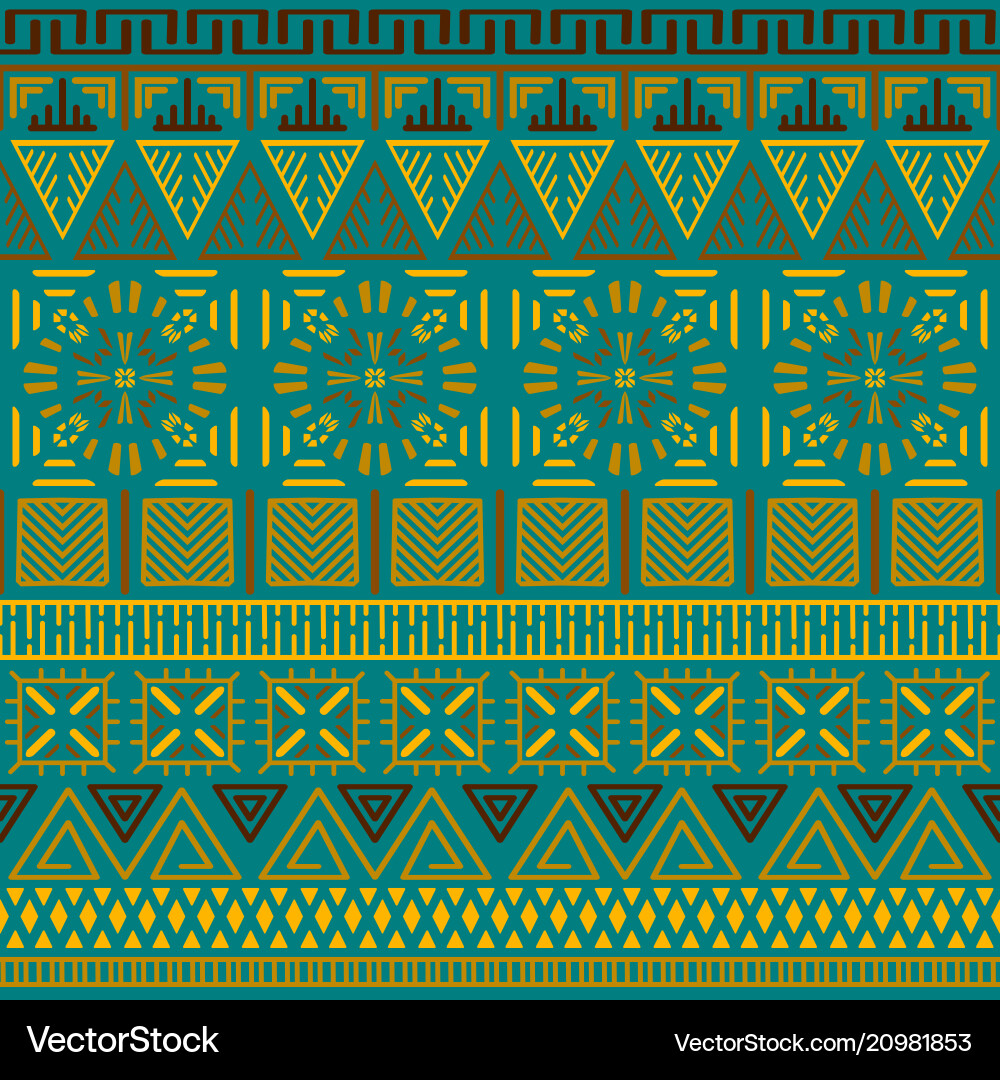 Worktribe Pattern Ethnic Tribal Pattern Royalty Free Vector Image