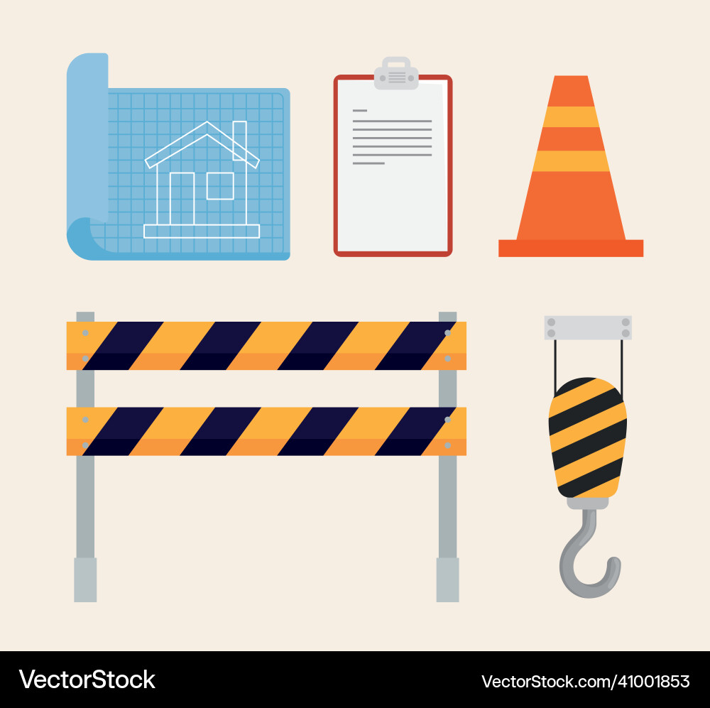 Icons security industrial Royalty Free Vector Image
