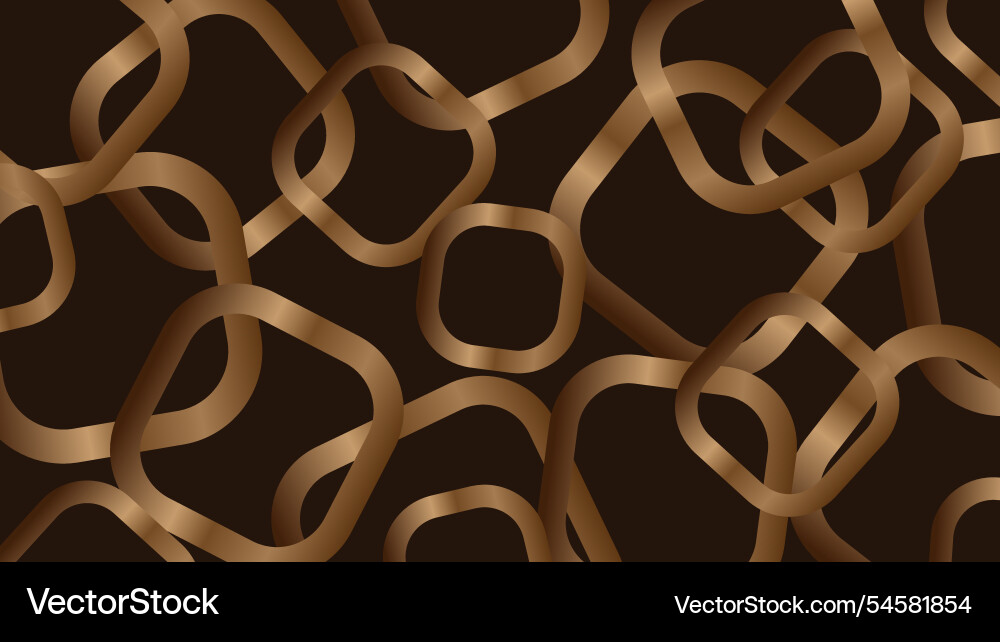 Abstract rounded square gold gradient pattern Abstract rounded square gold gradient pattern vector image