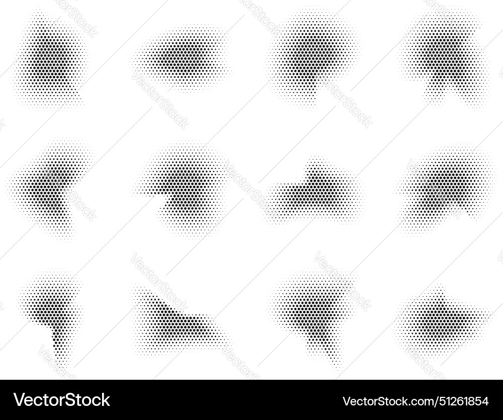 Halftone star pattern reprographic technique Halftone star pattern reprographic technique vector image