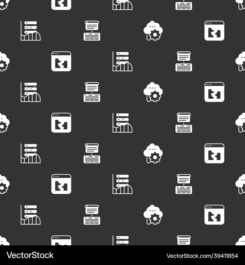 Set cloud technology data transfer broken file Set cloud technology data transfer broken file vector image