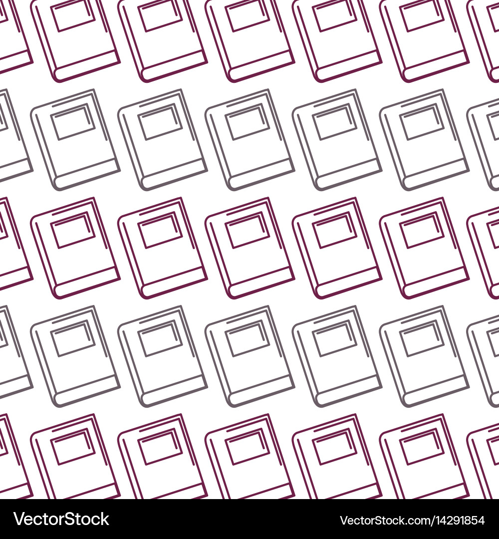 Silhouette library book tool to study and learn Vector Image