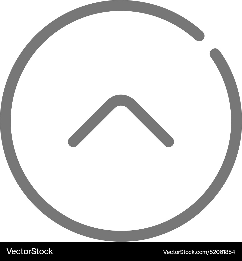 Upload outline icon symbol image Vector Image