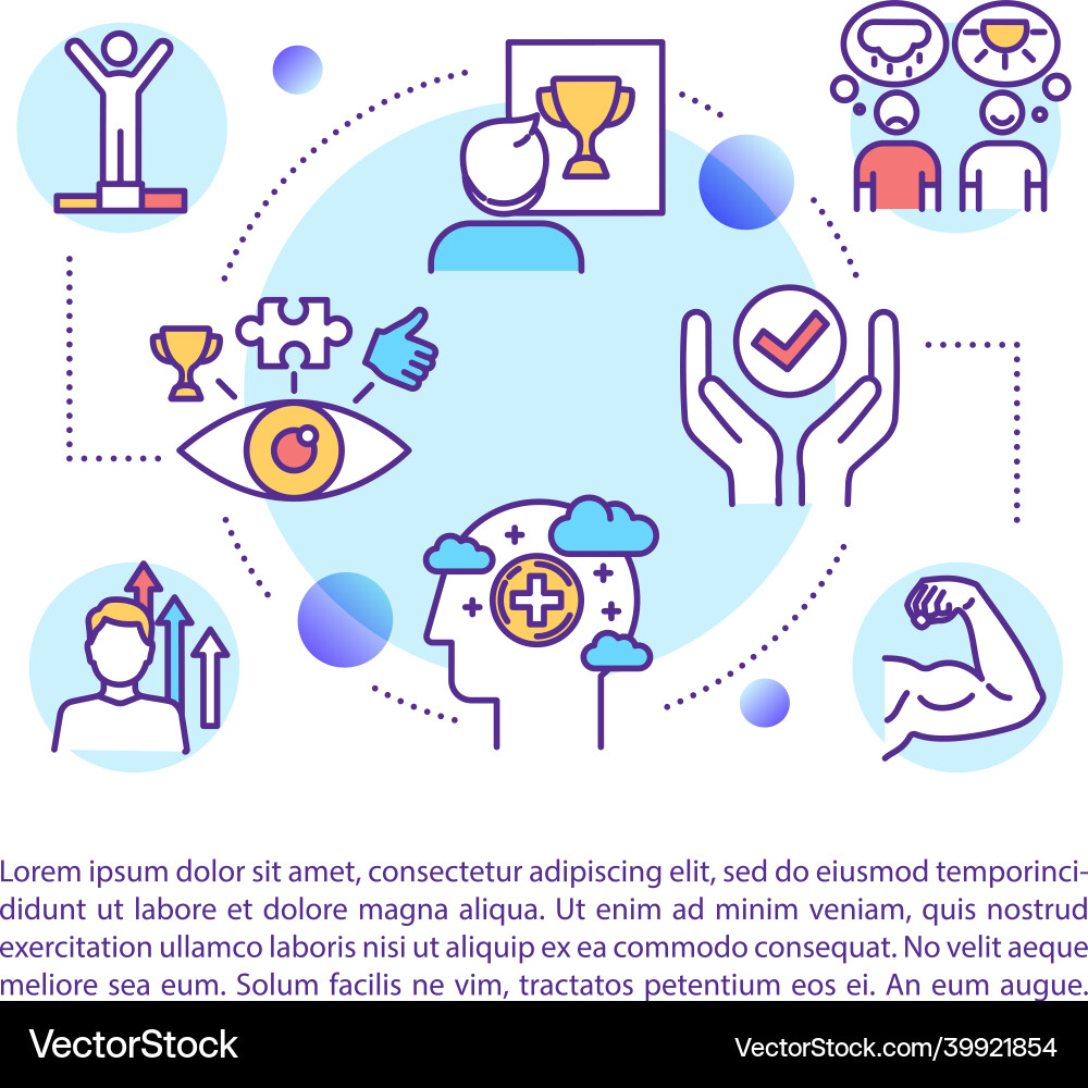 Visualization concept icon with text mindset Visualization concept icon with text mindset vector image