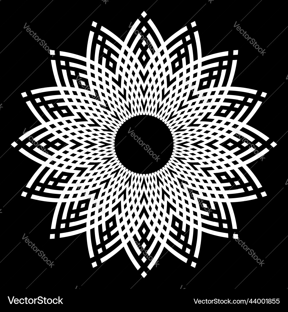 Abstract geometric circle pattern white design Abstract geometric circle pattern white design Vector Image
