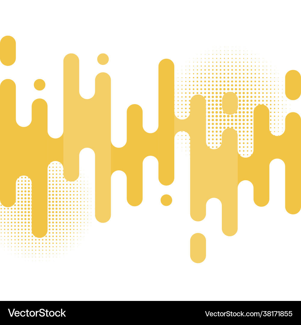 Abstract yellow rounded lines transition pattern Abstract yellow rounded lines transition pattern vector image