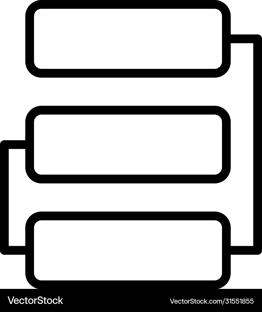 Algorithm Linie Symbol Algorithm Linie Symbol vektorbild