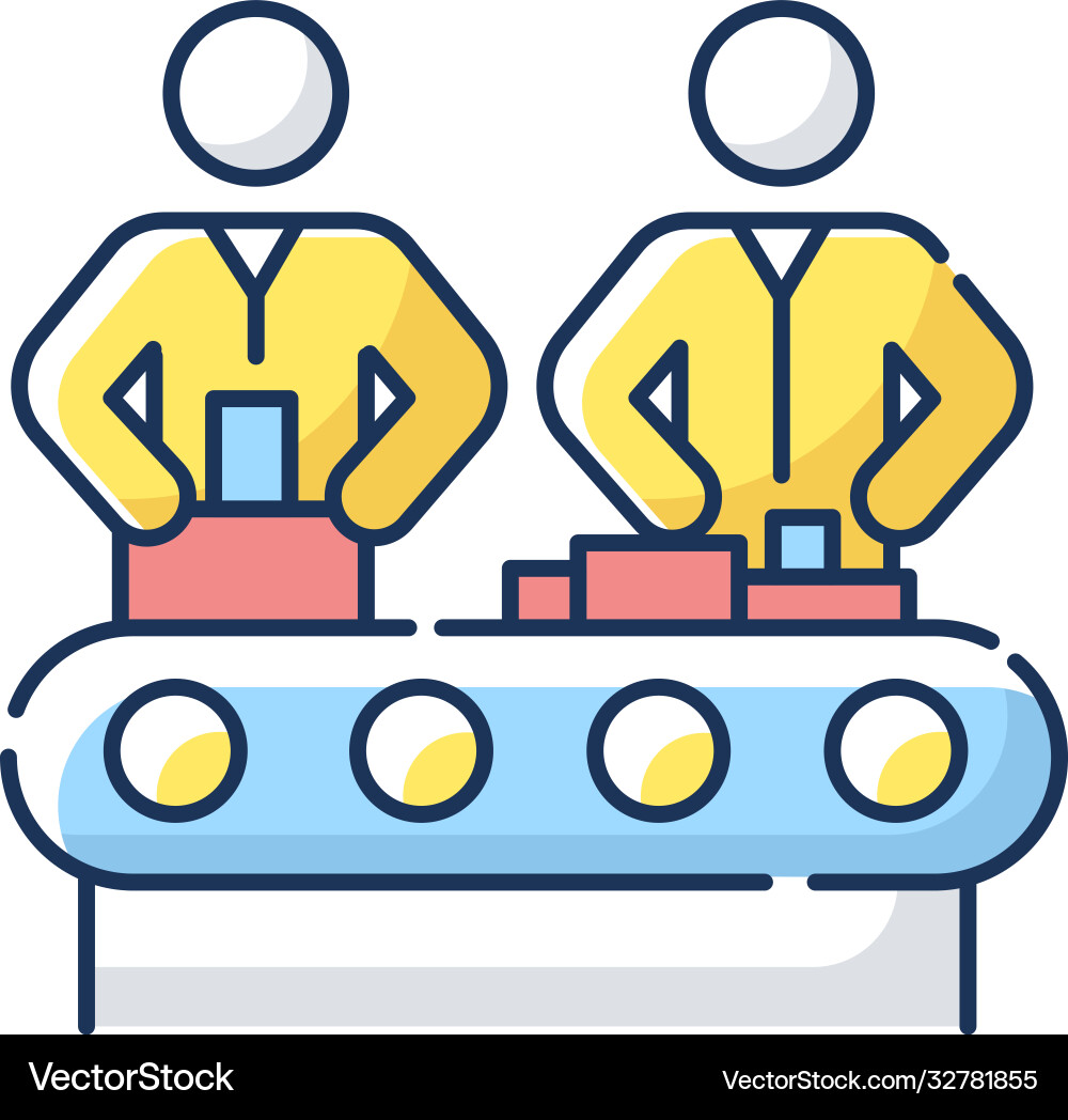 Assembly rgb color icon Assembly rgb color icon vector image