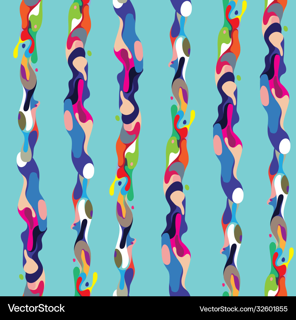 Creative abstract seamless pattern with splashing Creative abstract seamless pattern with splashing vector image
