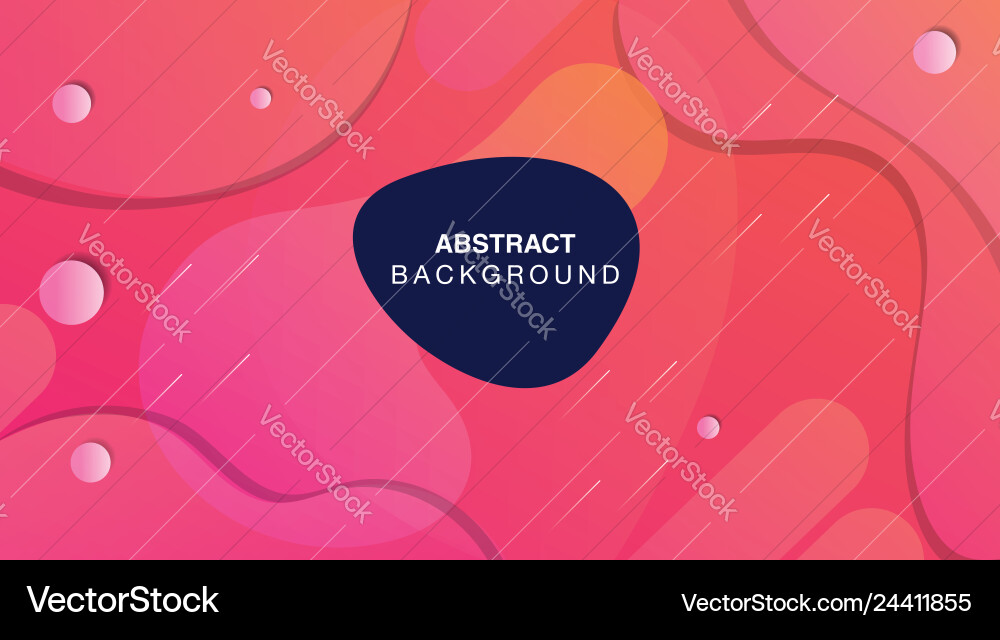 Print abstract orange gradient background vector image