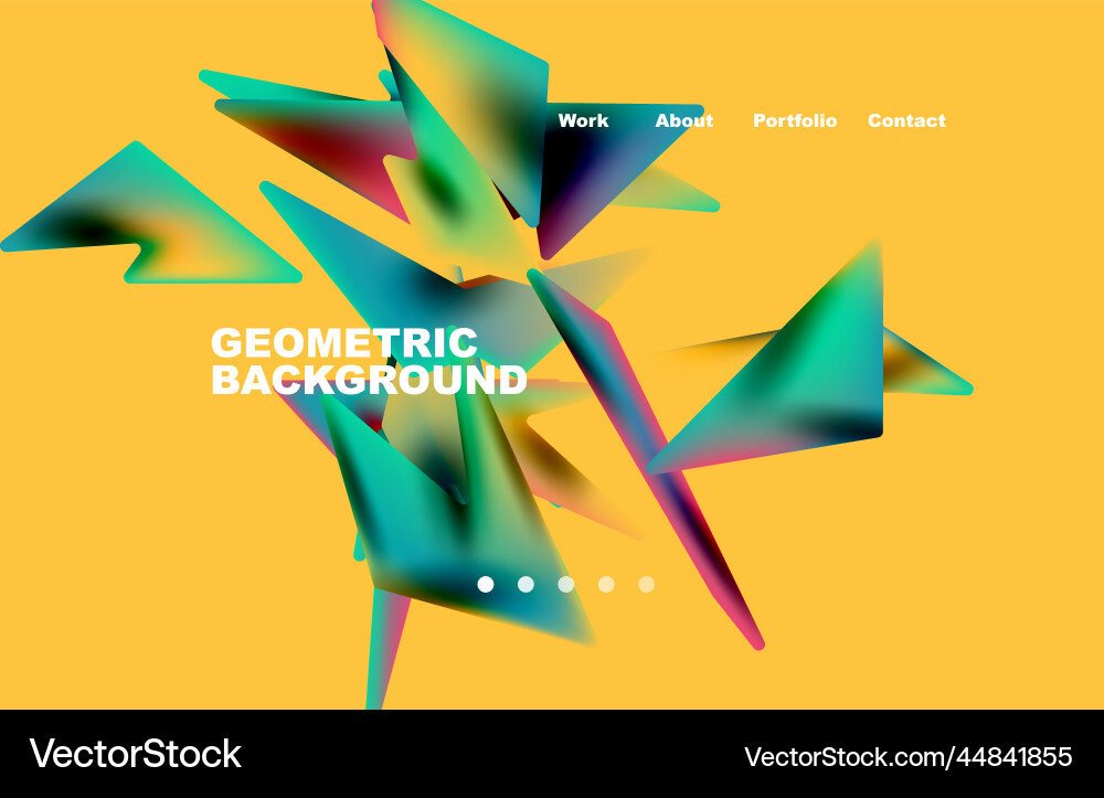Shards shape composition abstract background web Shards shape composition abstract background web vector image