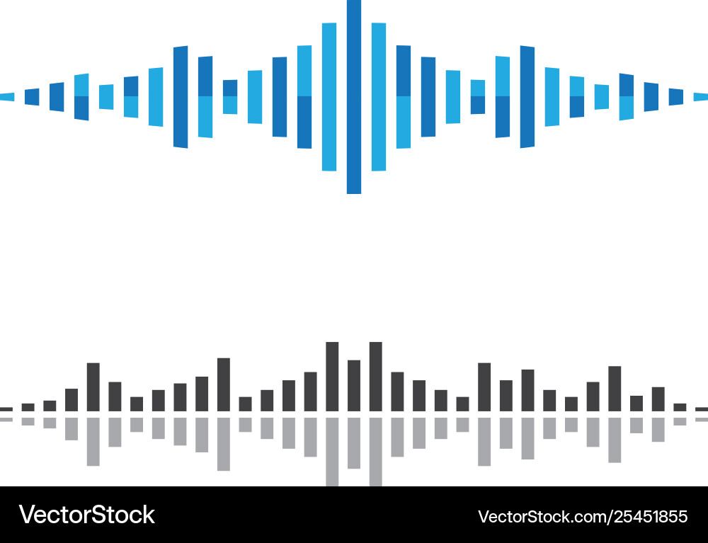 Sound Wave Icon – Dynamic Pulse vector image