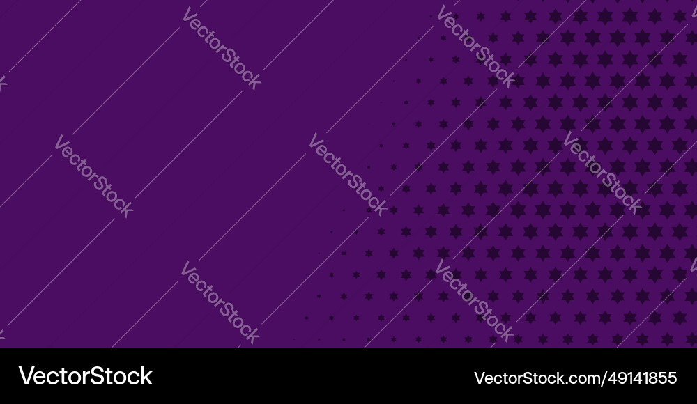 Stars shape two color abstract background Vector Image