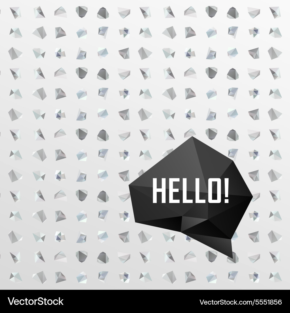 Abstract modern background with polygons design Vector Image