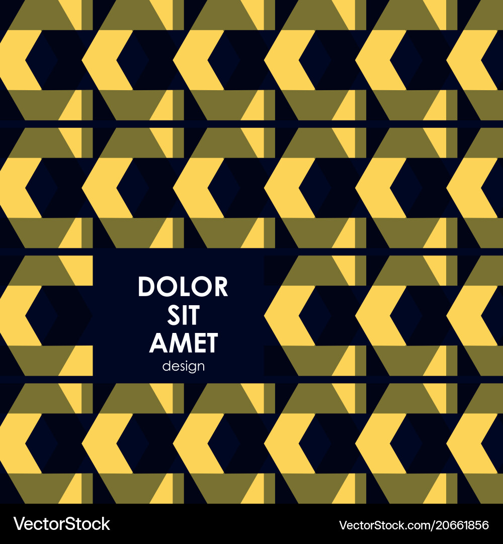 Background of hexagons and triangle forming vector image