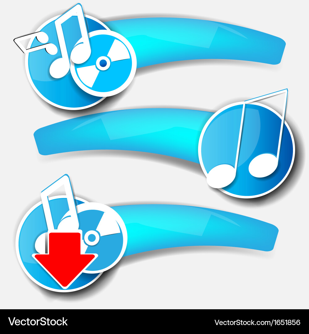 Background with abstract blank for text icons vector image