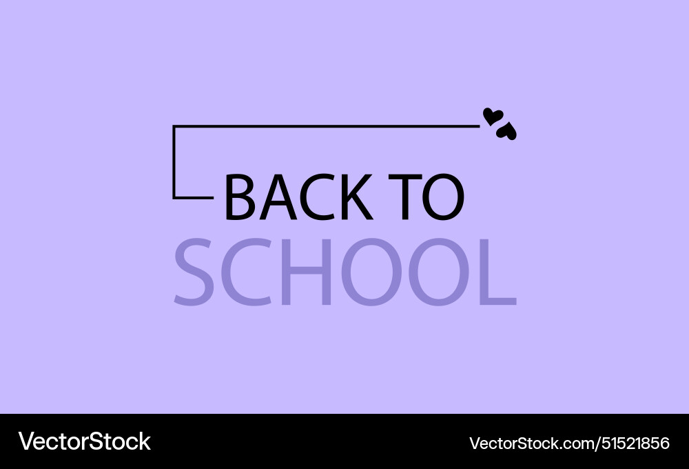 Design creating standout back to school text Vector Image