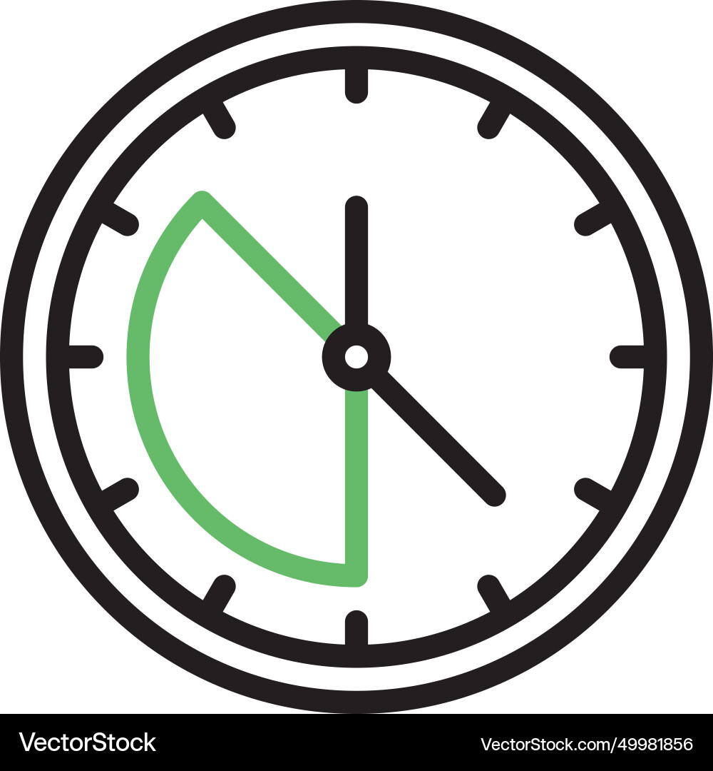 Working time icon image Vector Image