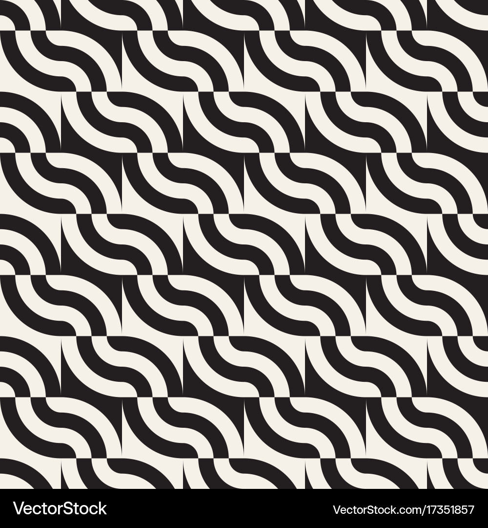 Abstract geometric pattern with stripes lines Vector Image