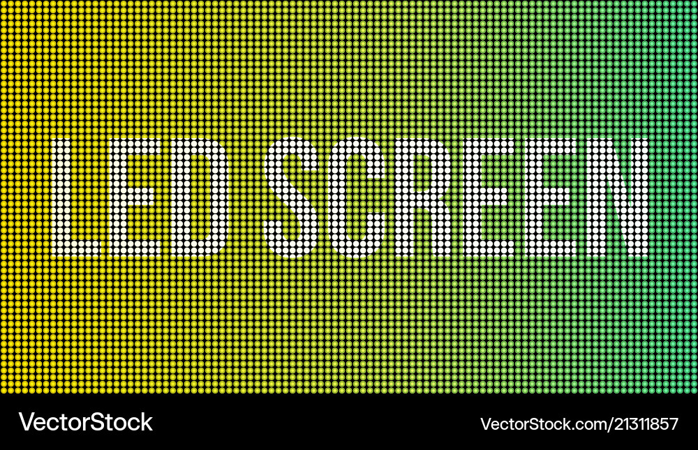Creative of led screen macro Creative of led screen macro vector image
