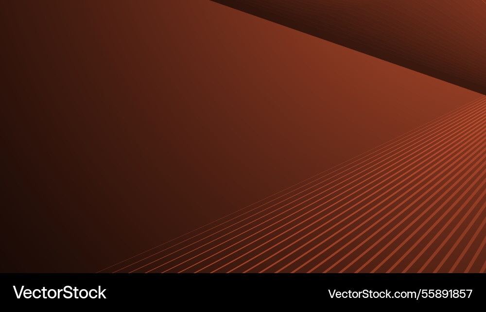 Dark orange gradient with curve line abstract Vector Image
