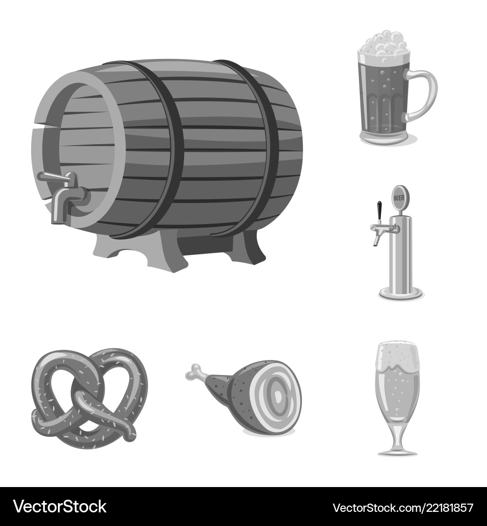 Design of pub and bar sign set Design of pub and bar sign set vector image