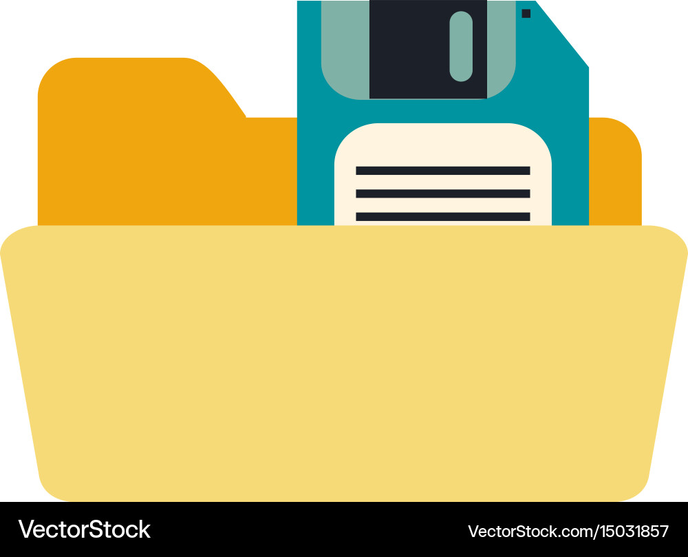 File folder icon image Vector Image