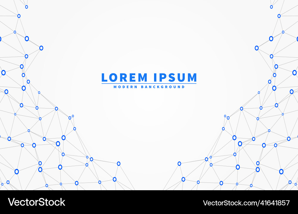 Low poly digital network mesh lines background Low poly digital network mesh lines background vector image