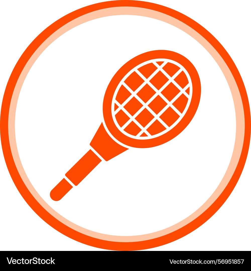 Racket icon vector image