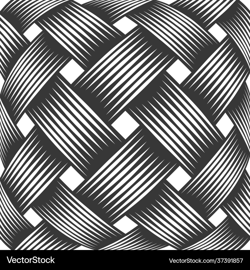 Seamless weaving pattern linear background Seamless weaving pattern linear background vector image