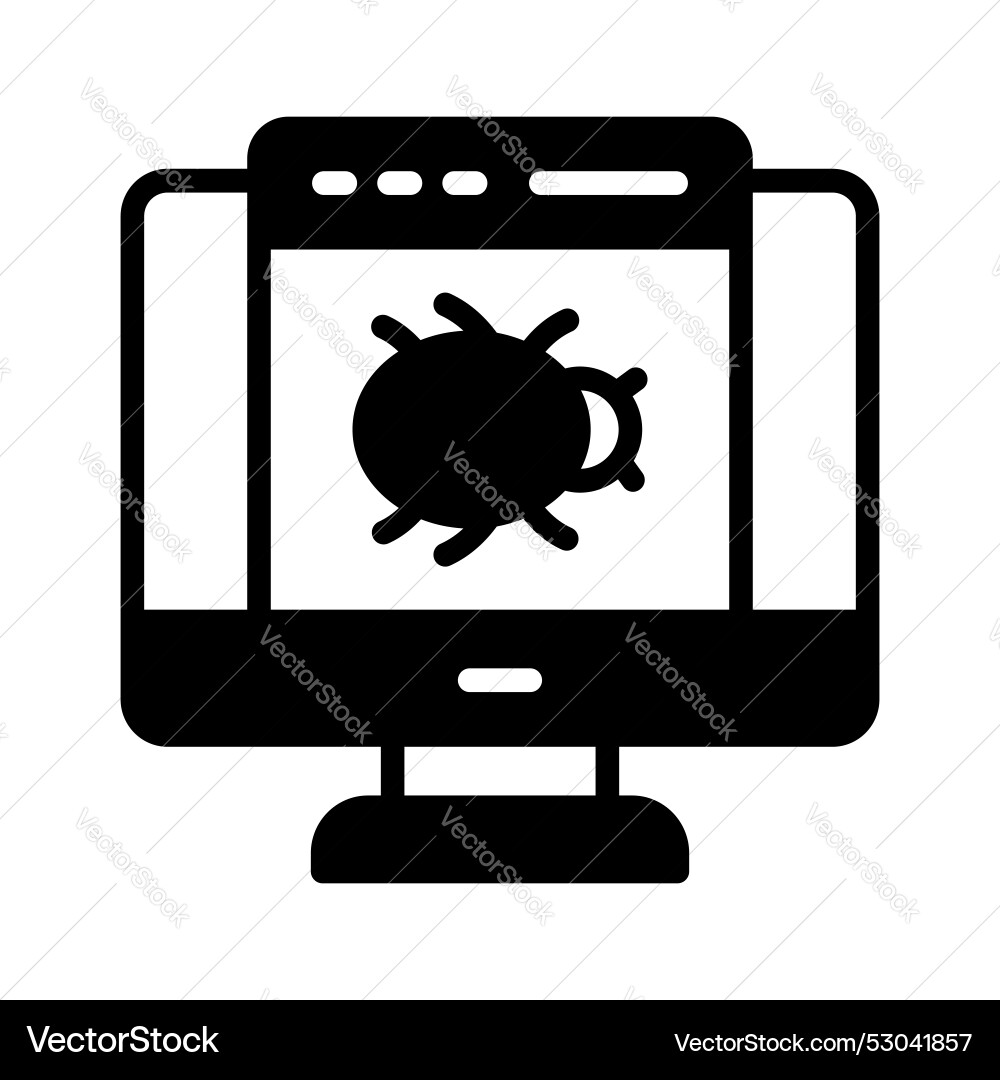 Website error system hacking web security Vector Image