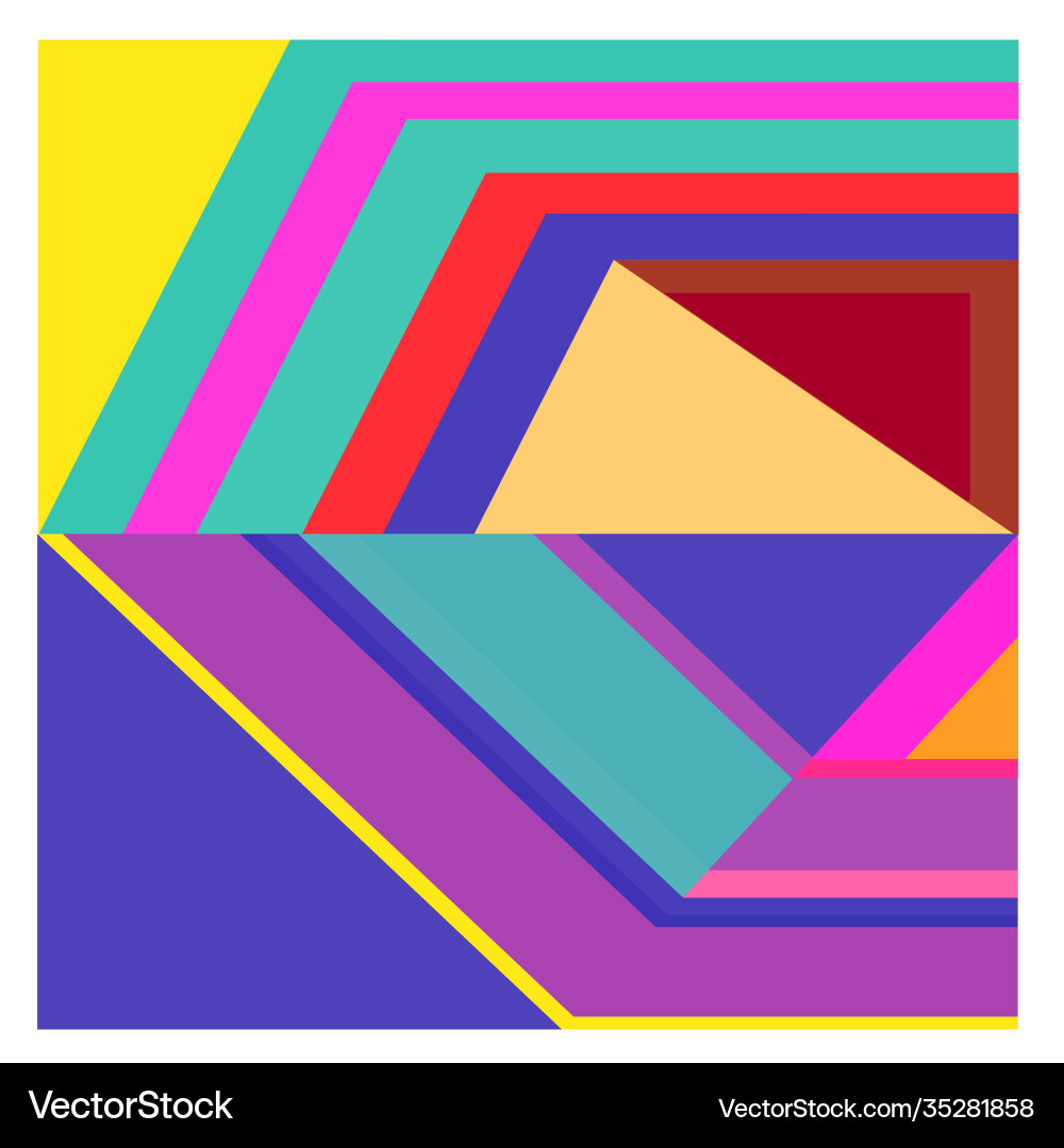 Colorful geometric and curve background pattern Colorful geometric and curve background pattern Vector Image