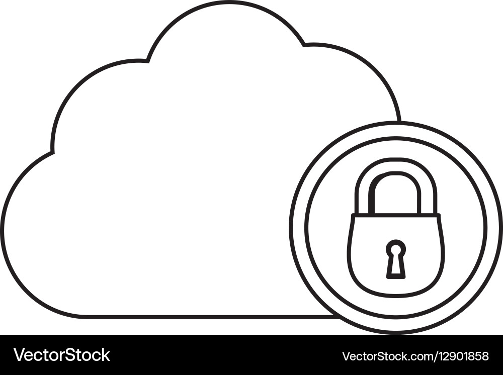 Database optimization and tuning lock image vector image