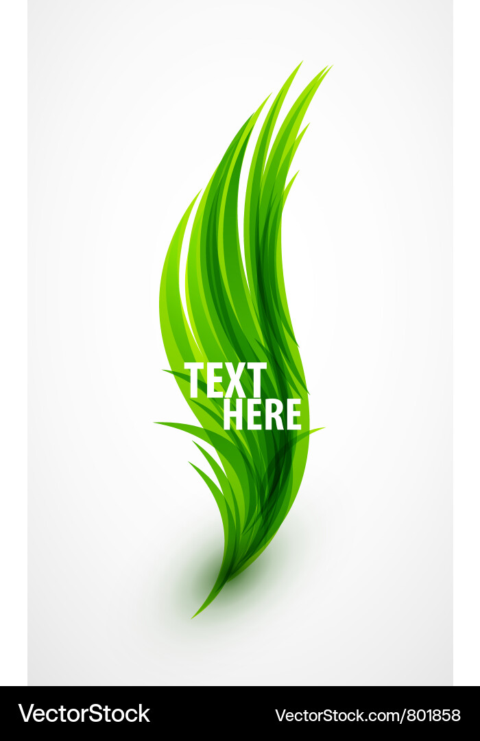 Flowing Text Wave vector image