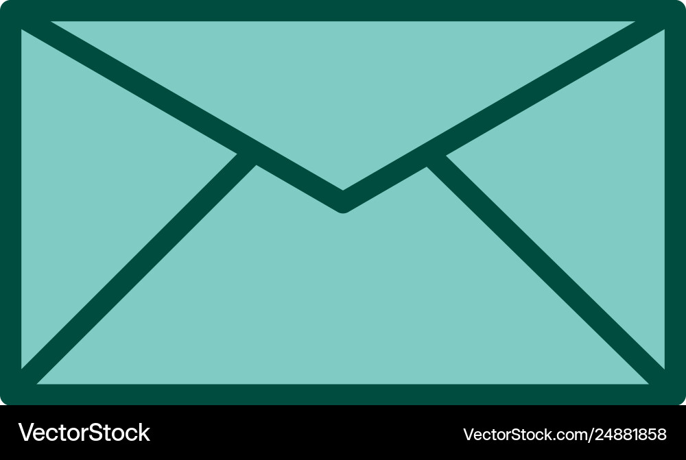Inbox icon design vector image
