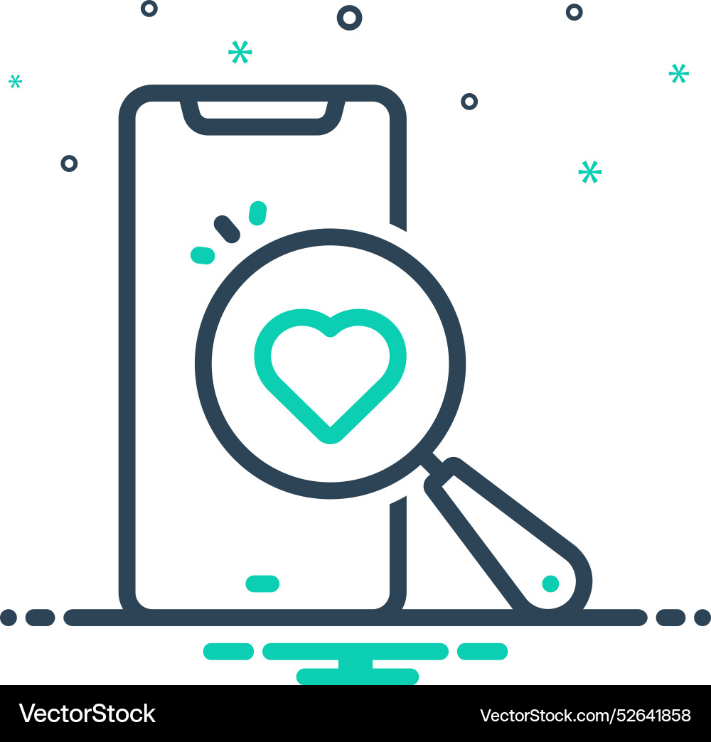 Search love Vector Image