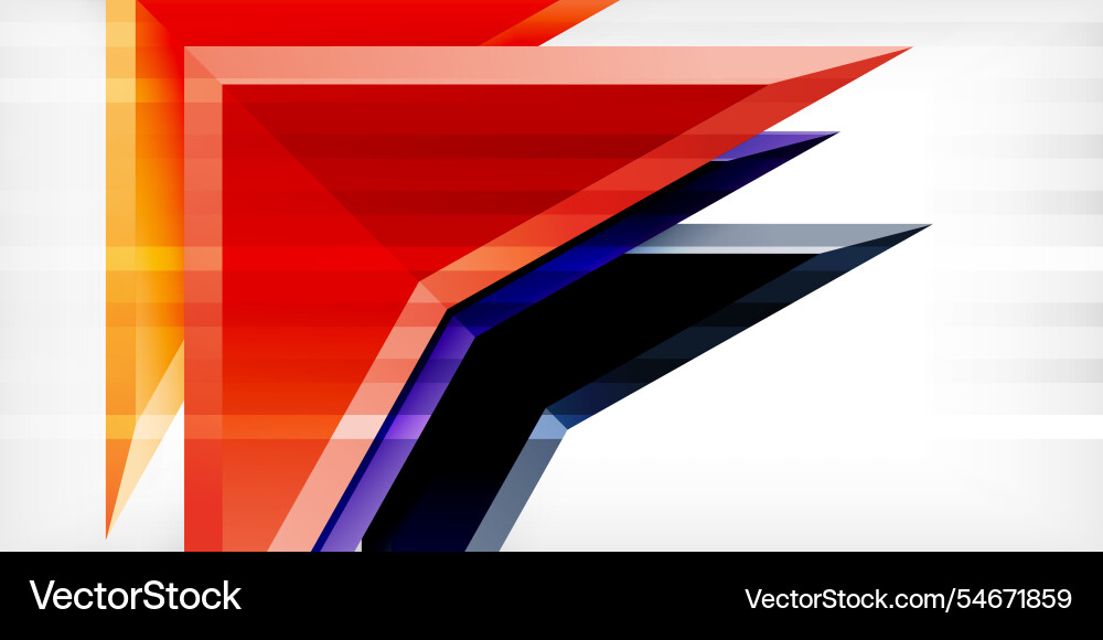 Abstract background color triangles and arrows Abstract background color triangles and arrows Vector Image